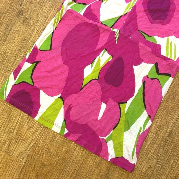 Michael Michael Kors Pink White Green Keyhole Halter Tank Top Size Small - Picture 3 of 11